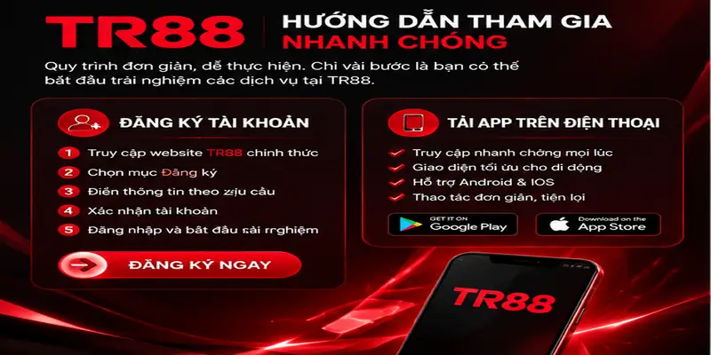 Hướng dẫn tham gia cá cược tr88 mới nhất